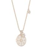 Marchesa Crystal, Opal, Cubic Zirconia & Gold Locket Pendant Necklace