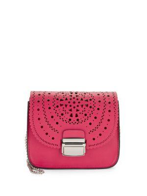 Mark Adam New York Perforated Foldover Crossbody Bag