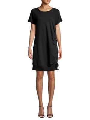 Marc New York Performance Lace-up Shirt Dress