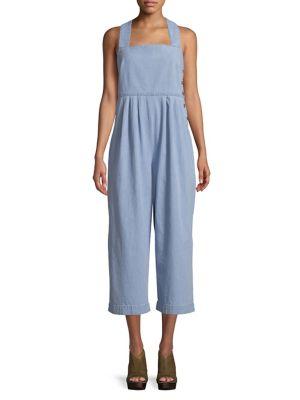 Free People Cotton Overalls