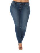 Slink Jeans Plus Slim-fit Five-pocket Style Jeans