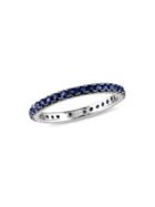 Sonatina 14k White Gold And Sapphire Eternity Ring