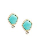 Lauren Ralph Lauren Turquoise And Caicos Stud Earrings