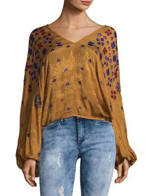 Free People Rib-knitted Bell Top
