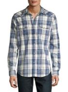 Lucky Brand Plaid Button-down Western Shirt