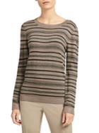 Dkny Striped Crewneck Top