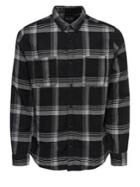 Only And Sons Textured Checked Button-down Shirt