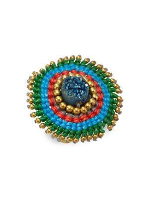Design Lab Rainbow Pinwheel Ring