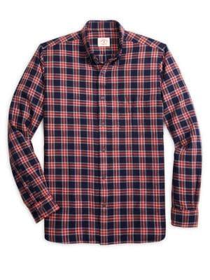 Brooks Brothers Red Fleece Plaid Button Front Shirt