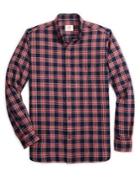 Brooks Brothers Red Fleece Plaid Button Front Shirt