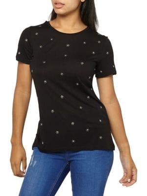 Dorothy Perkins Daisy-embroidered Tee