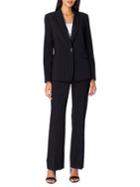 Tahari Arthur S. Levine Pinstriped Peak Lapel Suit