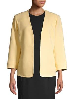 Kasper Open-front Topper Jacket