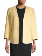 Kasper Open-front Topper Jacket