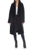 Avec Les Filles Oversized-fit Bonded Faux Fur Midi Coat