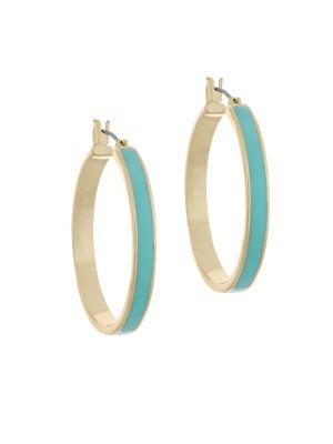 Laundry By Shelli Segal Medium Hoop Earrings