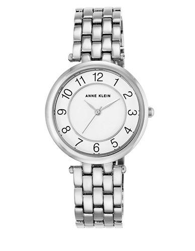 Anne Klein Stainless Steel And Mixed Metal Bracelet Watch, Ak2701wtsv