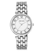 Anne Klein Stainless Steel And Mixed Metal Bracelet Watch, Ak2701wtsv