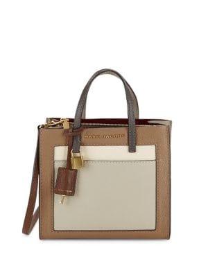 Marc Jacobs Colorblock Leather Satchel Bag