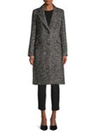 Lauren Ralph Lauren Marled Herringbone Wool-blend Coat