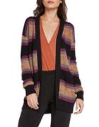 Bcbgeneration Striped Open-front Cardigan