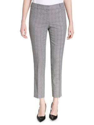 Calvin Klein Petite Plaid Suit Pants