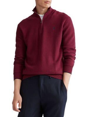 Polo Ralph Lauren Half-zip Cotton Pullover Sweater