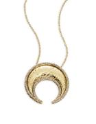 House Of Harlow Half Moon Pendant Necklace