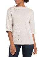 Nic+zoe Starry Eyed Cotton-blend Sweater