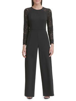 Tommy Hilfiger Lace-sleeve Jumpsuit