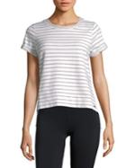 Marc New York Performance Plus Striped Hi-lo Tee