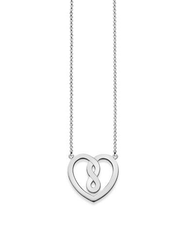 Thomas Sabo Sterling Silver Swirl Heart Pendant Necklace