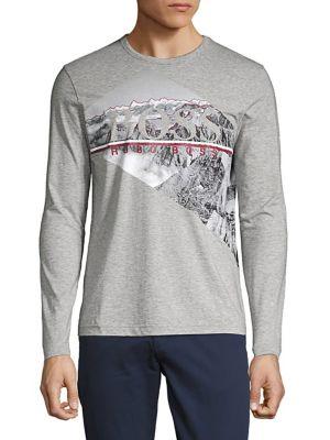 Boss Long-sleeve Scenic Graphic Top