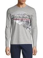 Boss Long-sleeve Scenic Graphic Top