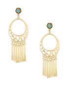 Laundry By Shelli Segal Pacific Highway Goldtone Cutout Chandelier Earrings