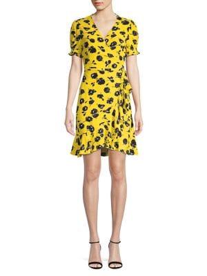 Diane Von Furstenberg Floral A-line Dress