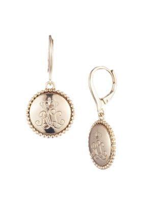 Lauren Ralph Lauren Logo French-hook Earrings