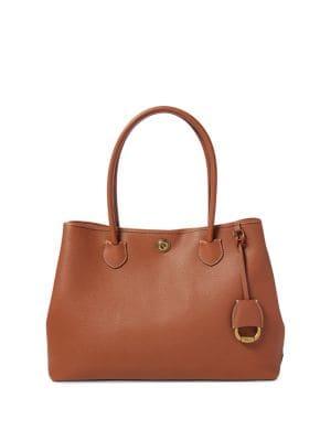 Lauren Ralph Lauren Leather Market Tote