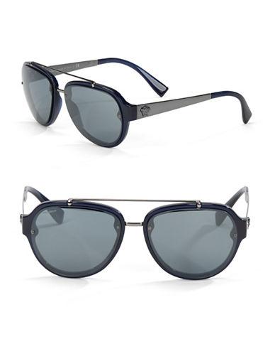 Versace 57mm Aviator Sunglasses