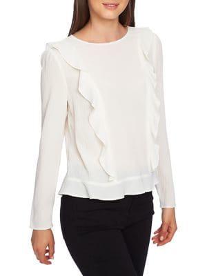 1.state Ruffle Long-sleeve Top