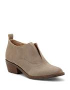 Lucky Brand Fimberly Suede Slip On Booties