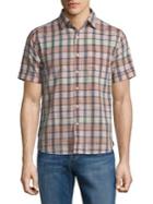 Tommy Bahama Pico Plaid Camp Cotton Button-down Shirt