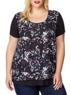 Rebel Wilson X Angels Plus Printed Overlay Tee