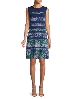 Michael Michael Kors Paisley Remix Sleeveless A-line Dress