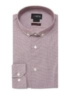 Lord Taylor Micro-check Slim-fit Dress Shirt