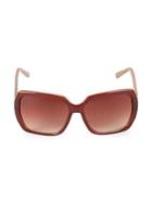 Vince Camuto 64mm Rectangle Sunglasses