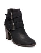 Steve Madden Trevur Belted Leather Booties
