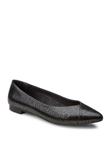Vionic Caballo Snake Printed Leather Flats