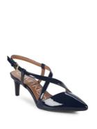 Calvin Klein Paula Pointy Cutout Patent Leather Pumps