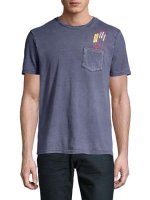 Lucky Brand Fireworks Pocket Tee